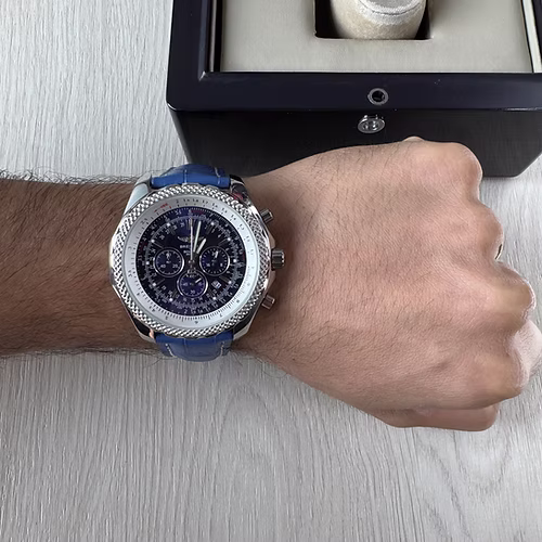 BREITLING BENTLEY PRATA AZUL 46MM 2