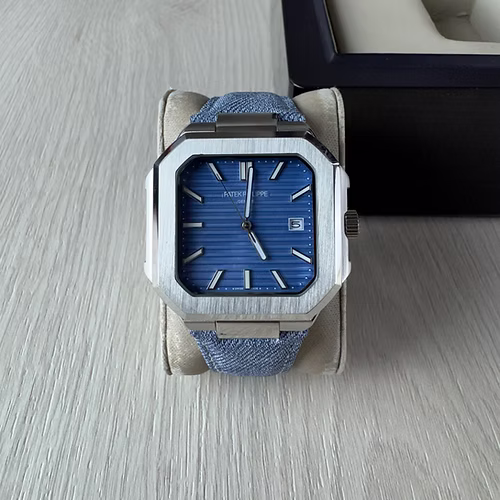 PATEK PHILIPPE CUBITUS PRATA AZUL 45MM 1