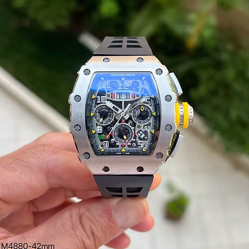 RICHARD MILLE PRATA AMARELO 47MM 1