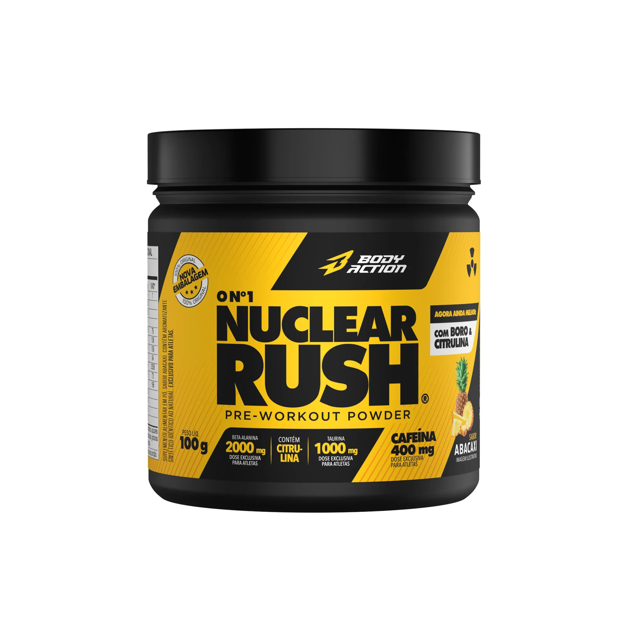 Pré-Treino | Nuclear Rush | 100g - Bodyaction 1