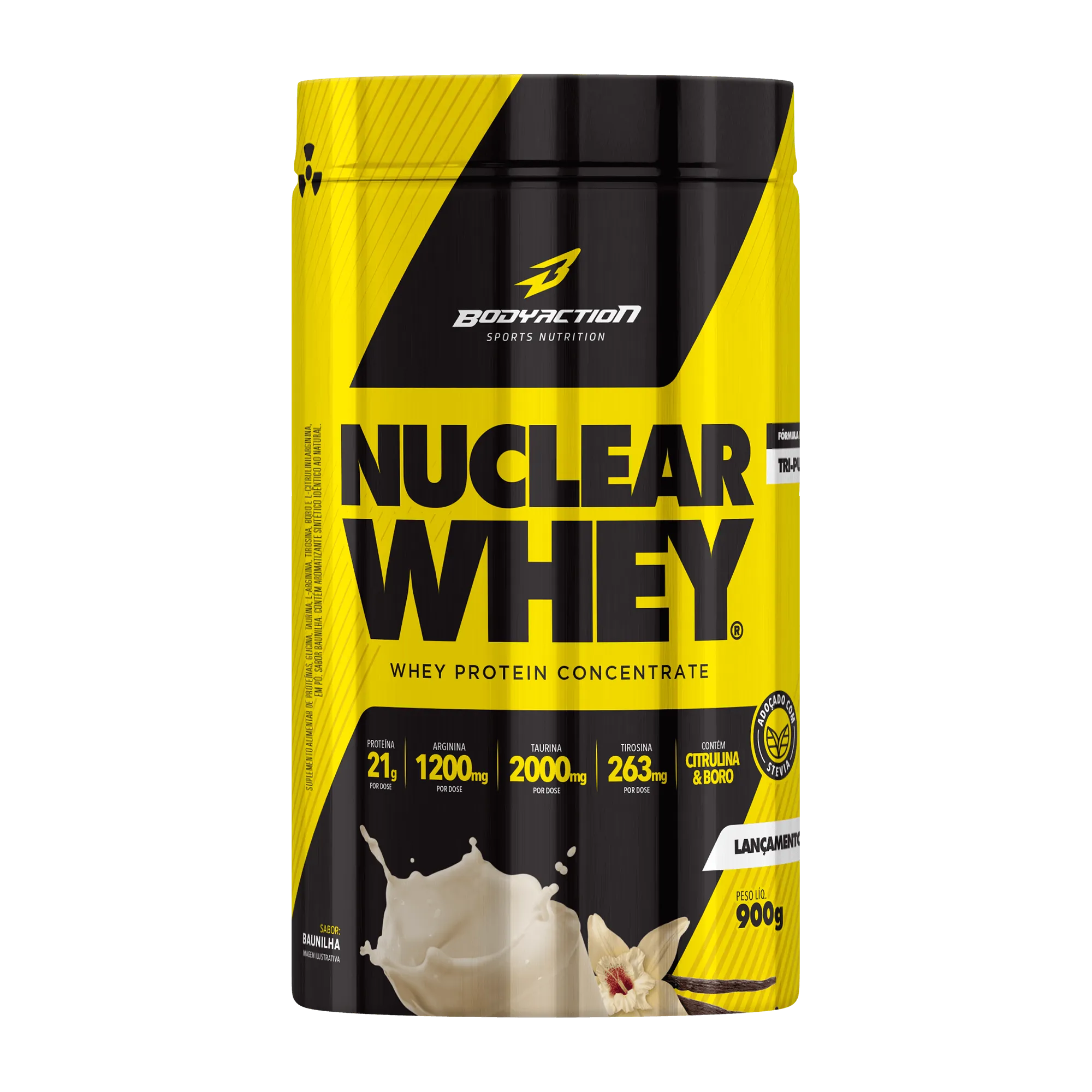 Whey Protein | Nuclear Whey | 21g Proteína 900g - Bodyaction 1