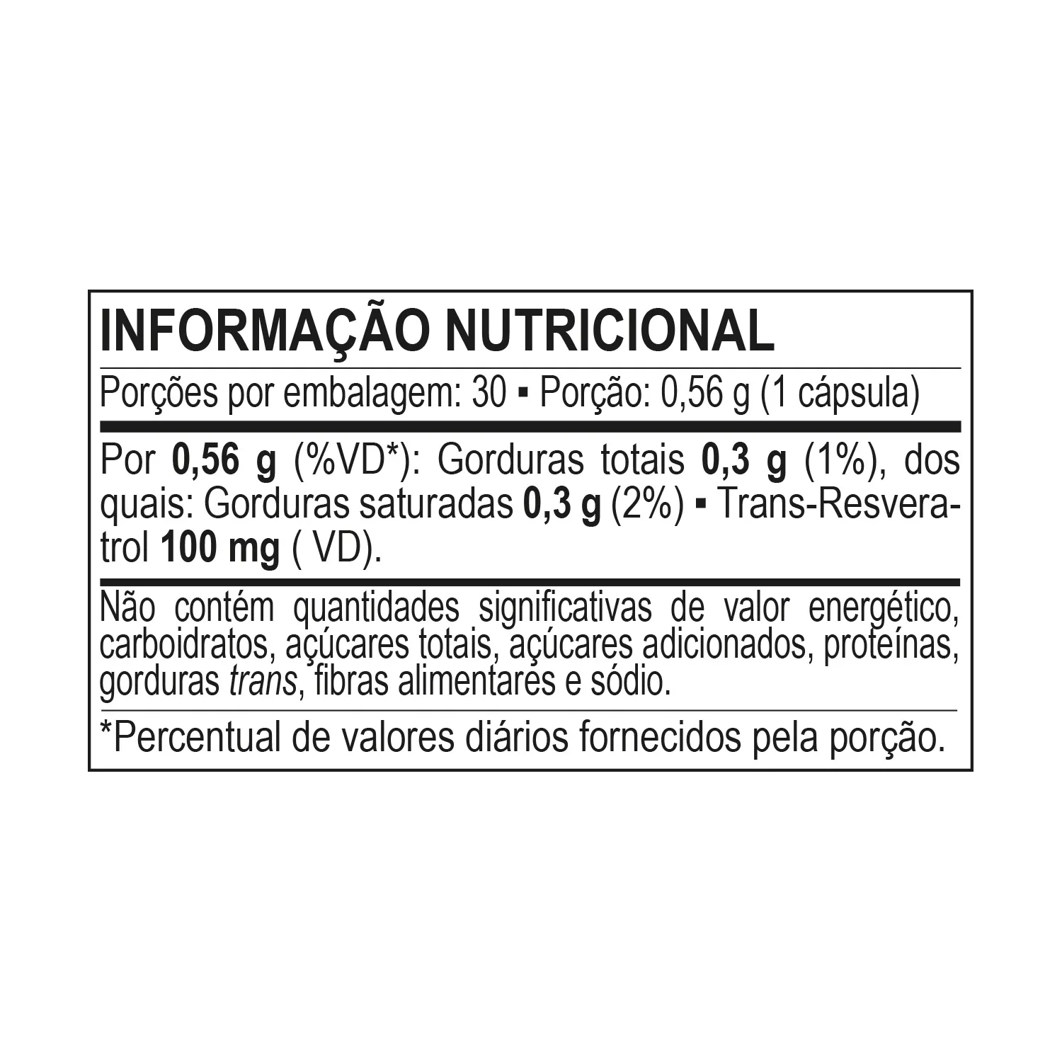 Resveratrol | 30 Cápsulas - Bodyaction 3