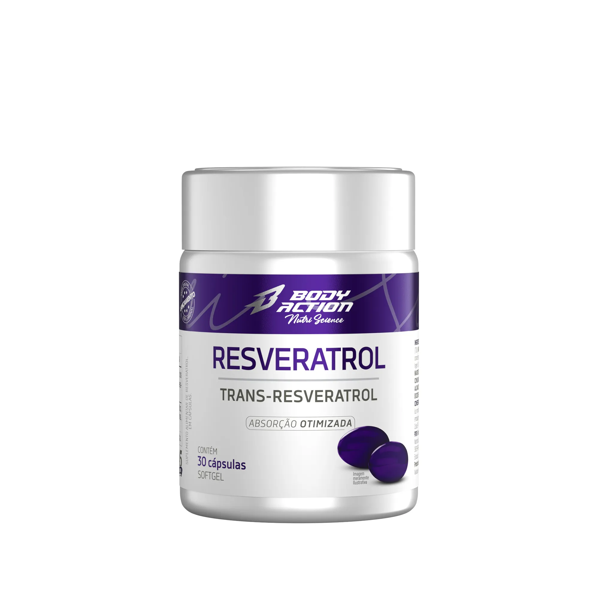 Resveratrol | 30 Cápsulas - Bodyaction 1