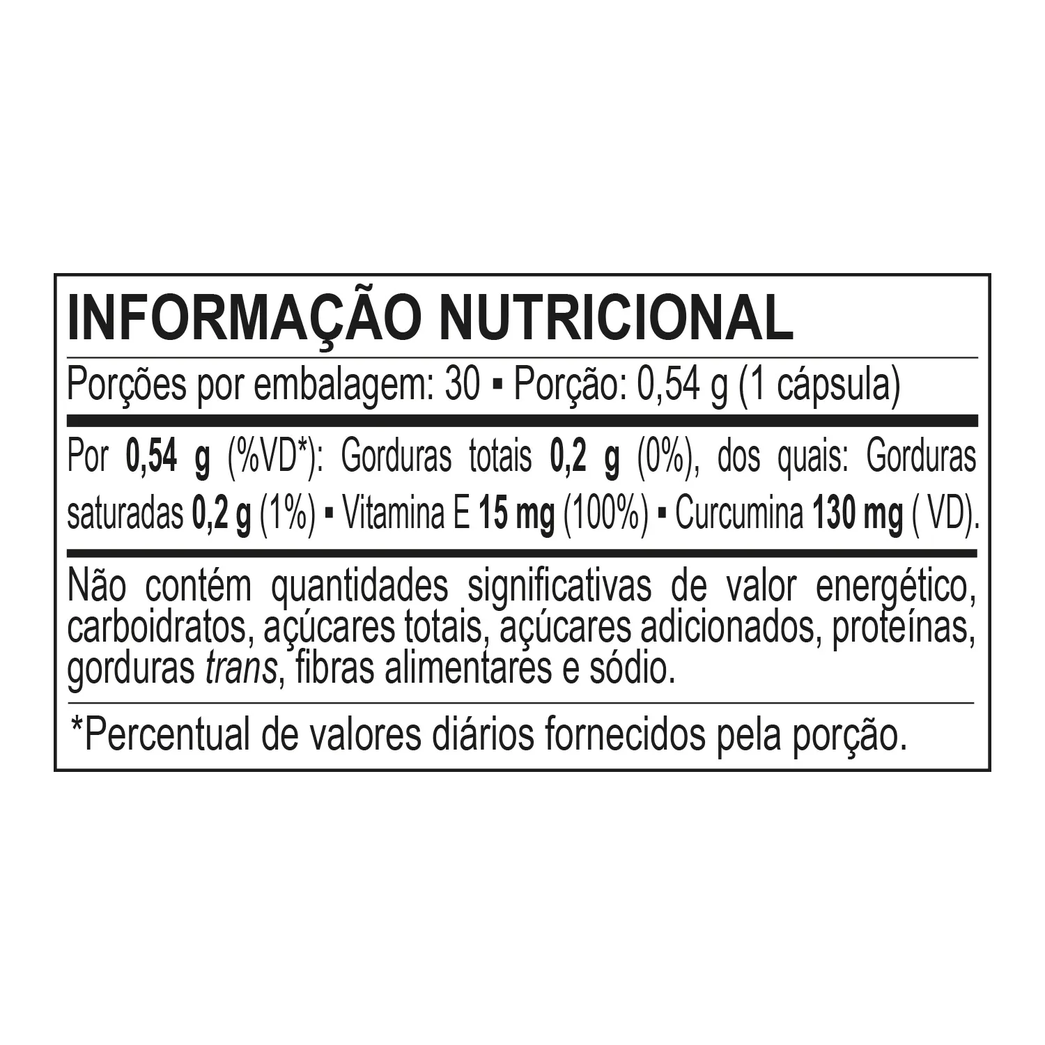 Curcumina com Vitamina E | 30 Cápsulas - Bodyaction 3