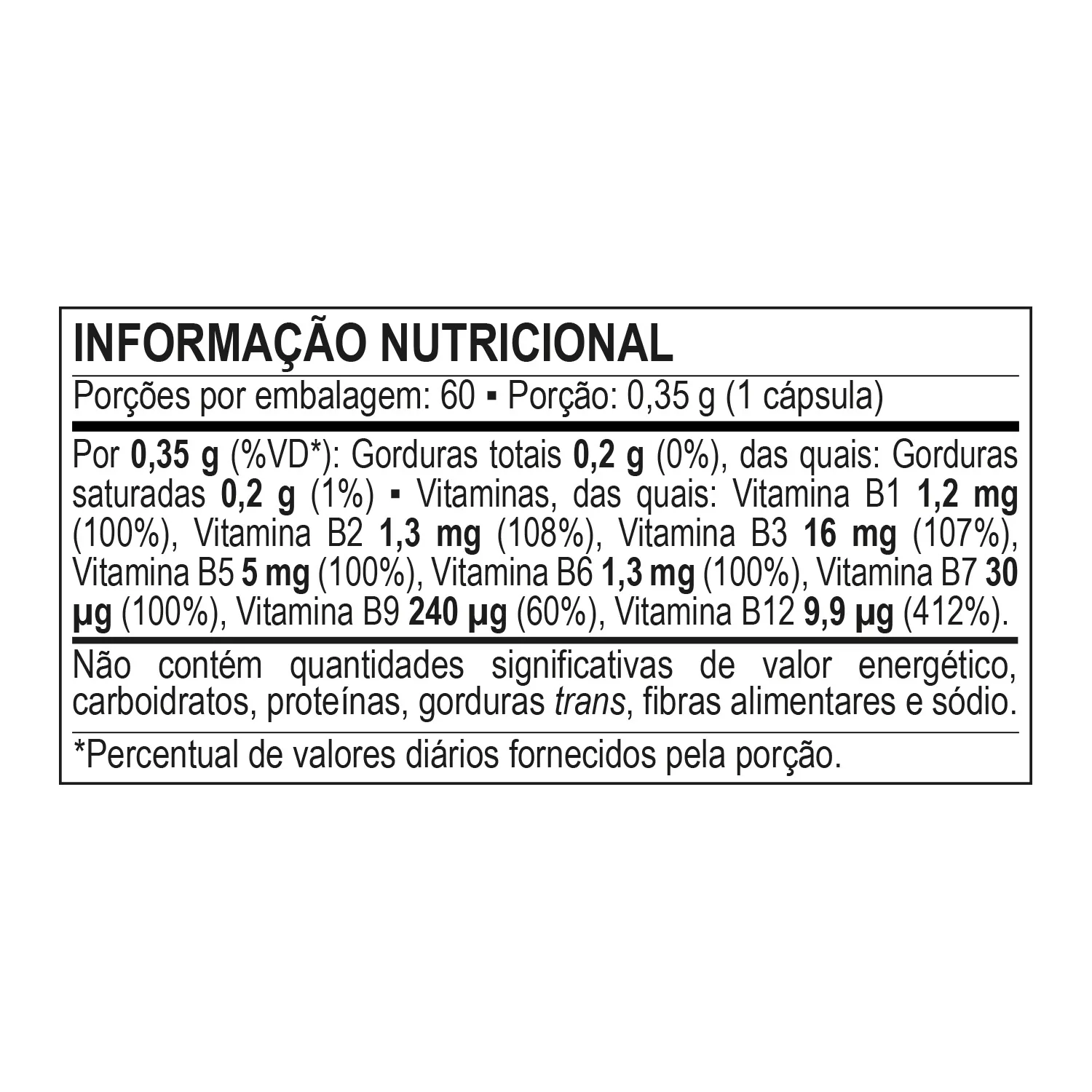 Complexo de Vitaminas B | 60 Cápsulas - Bodyaction 3
