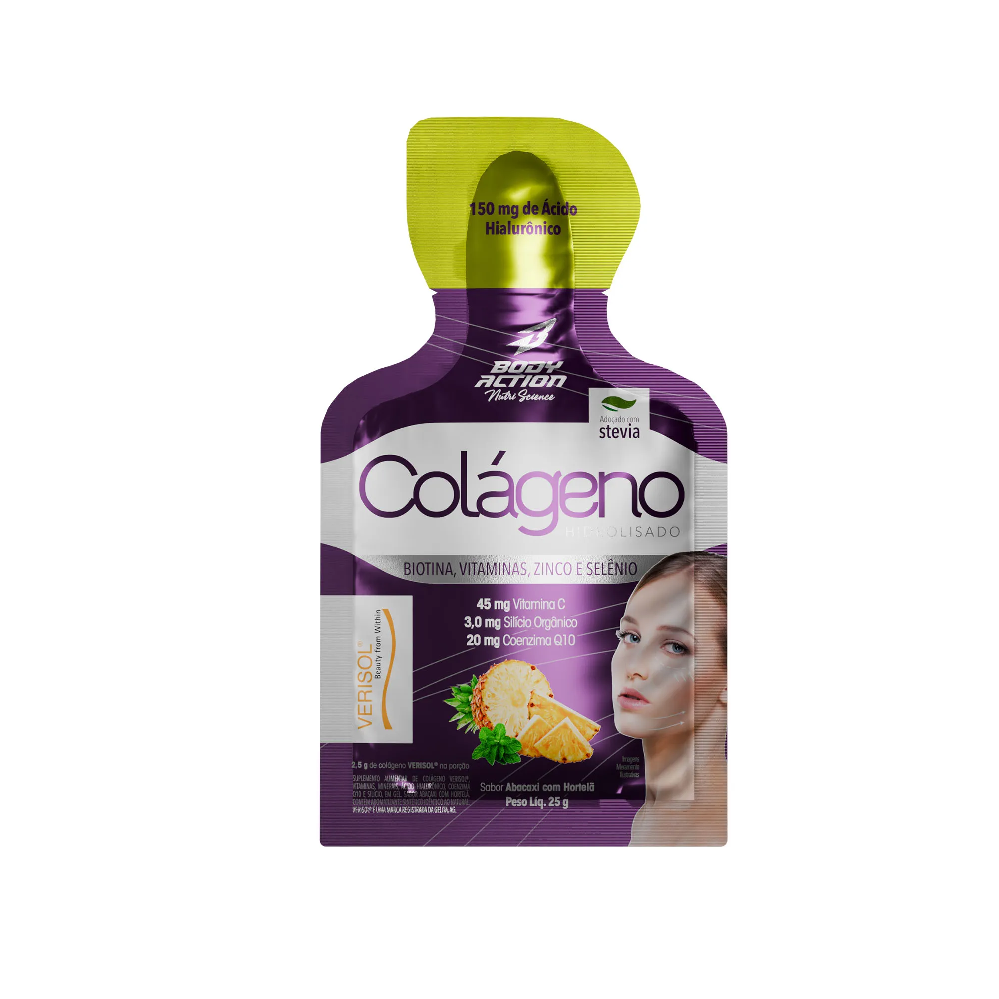 Colágeno Verisol | Em Gel | 10 Sachês com 25g - Bodyaction 3