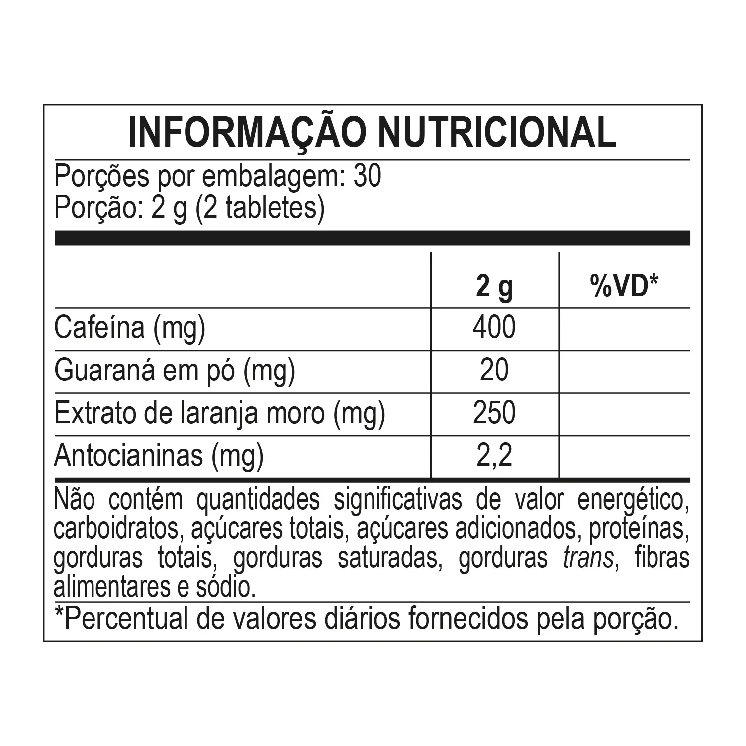 Thermo Abdomen Black | 60 Comprimidos - Bodyaction 2