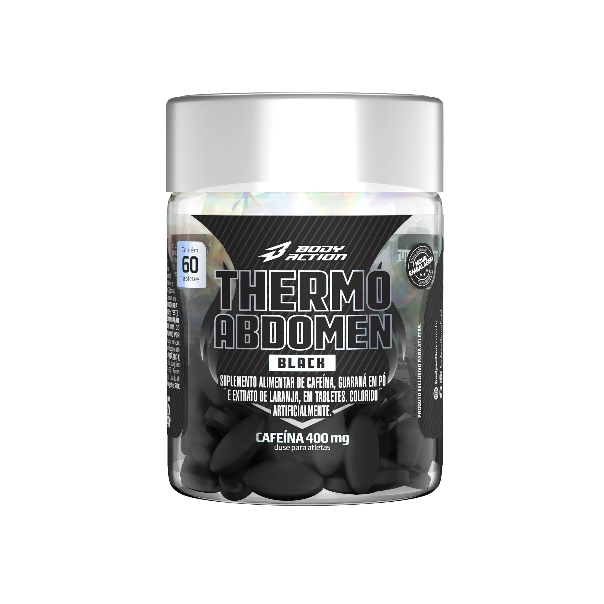 Thermo Abdomen Black | 60 Comprimidos - Bodyaction 1