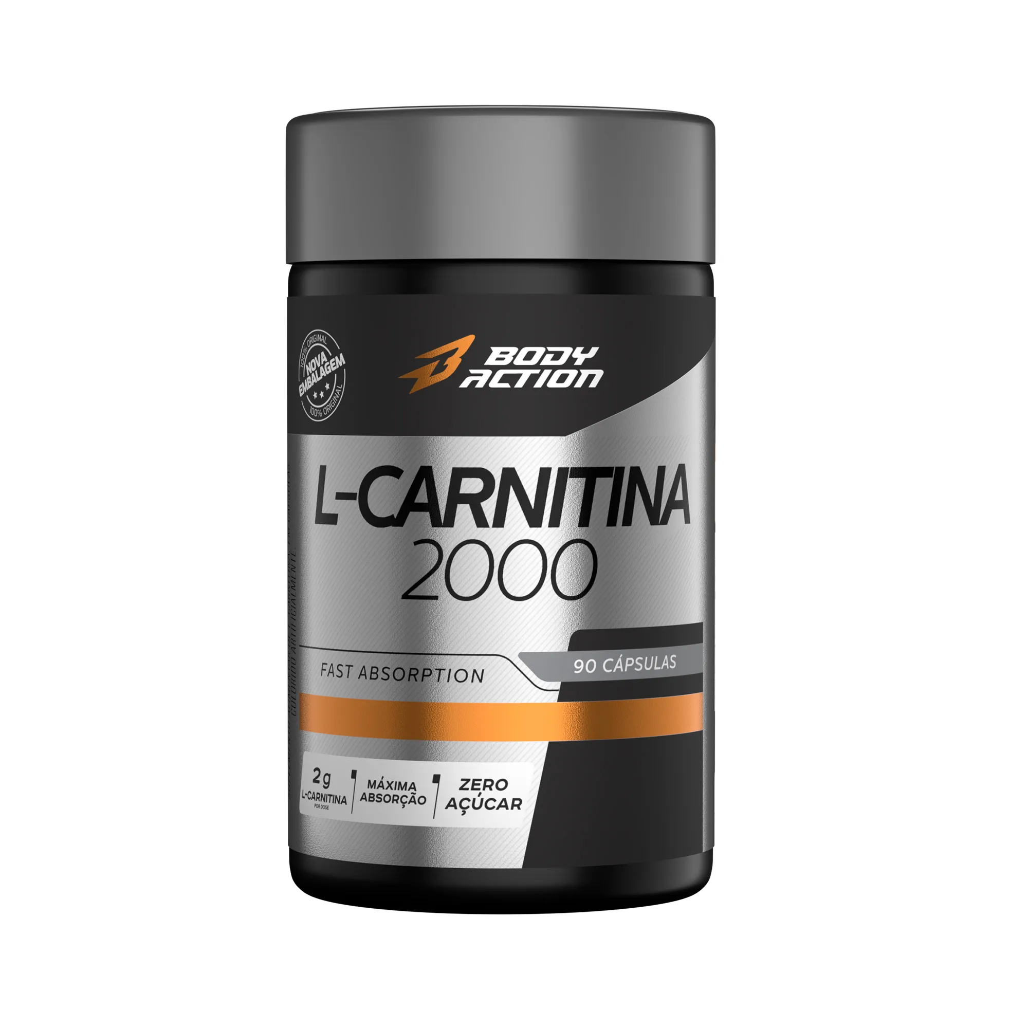 L-Carnitine 2000mg | 90 Cápsulas - Bodyaction 1