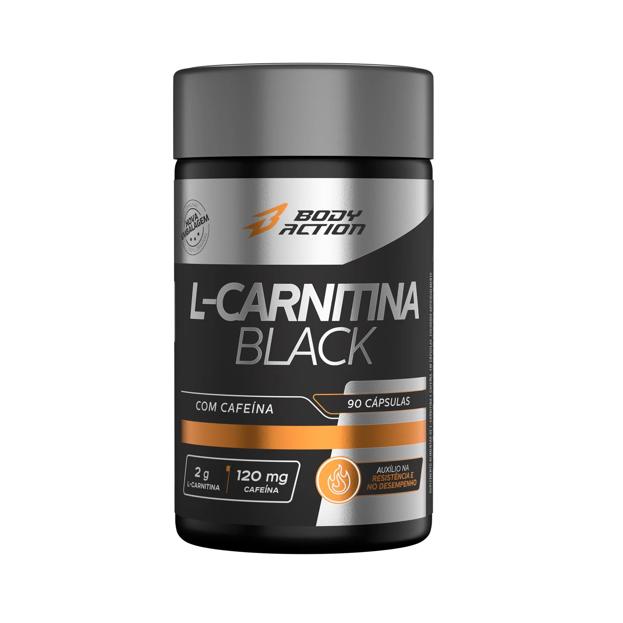 L-Carnitina Black | 90 Cápsulas - Bodyaction 1