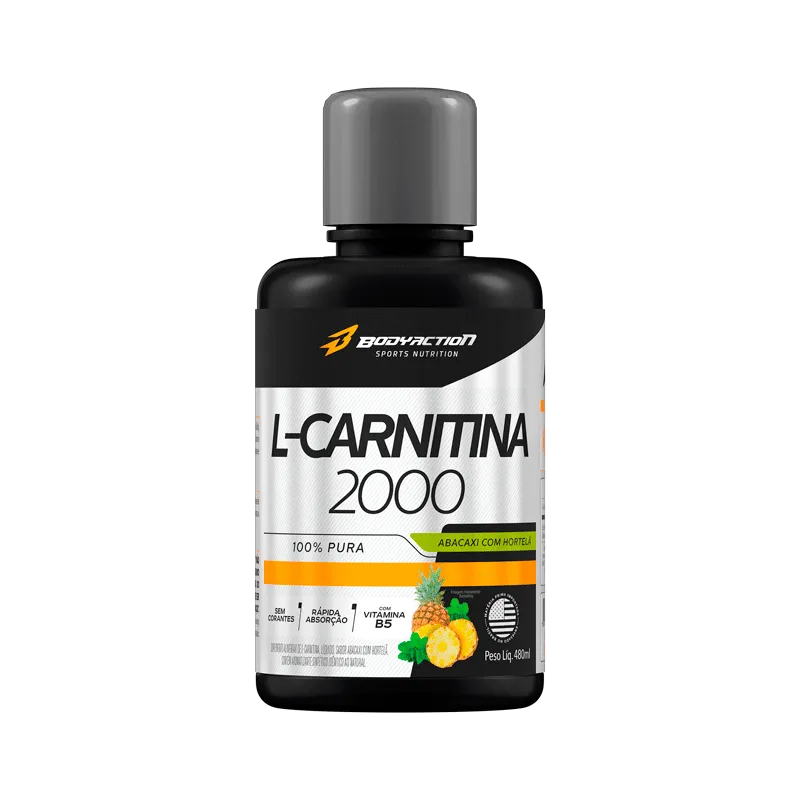 L-Carnitina 2000 | 100% Pura | 480ml - Bodyaction 1