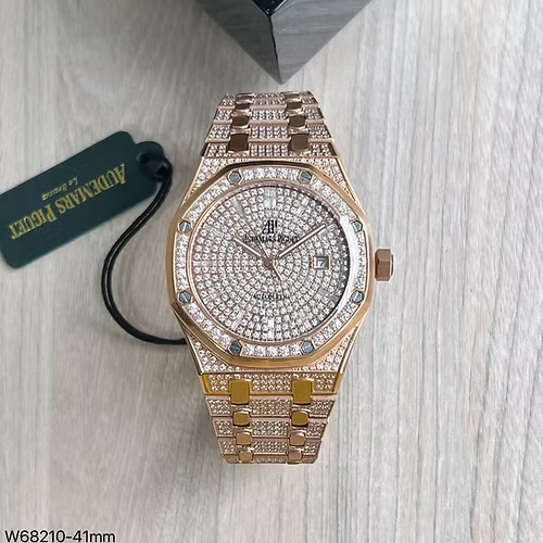 AUDEMARS PIGUET ROYAL OAK ROSE COM BRILHANTE 42MM 1