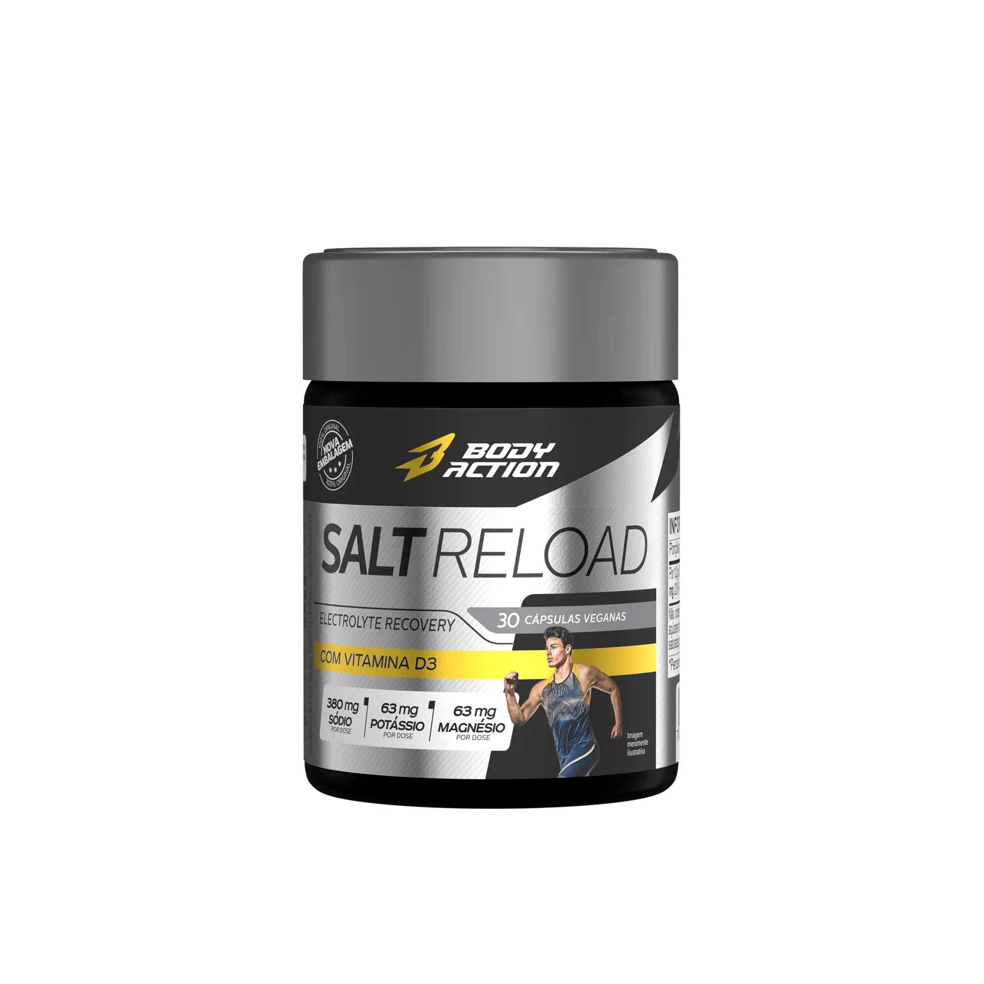 Salt Reload | 30 Cápsulas Veganas - Bodyaction 1