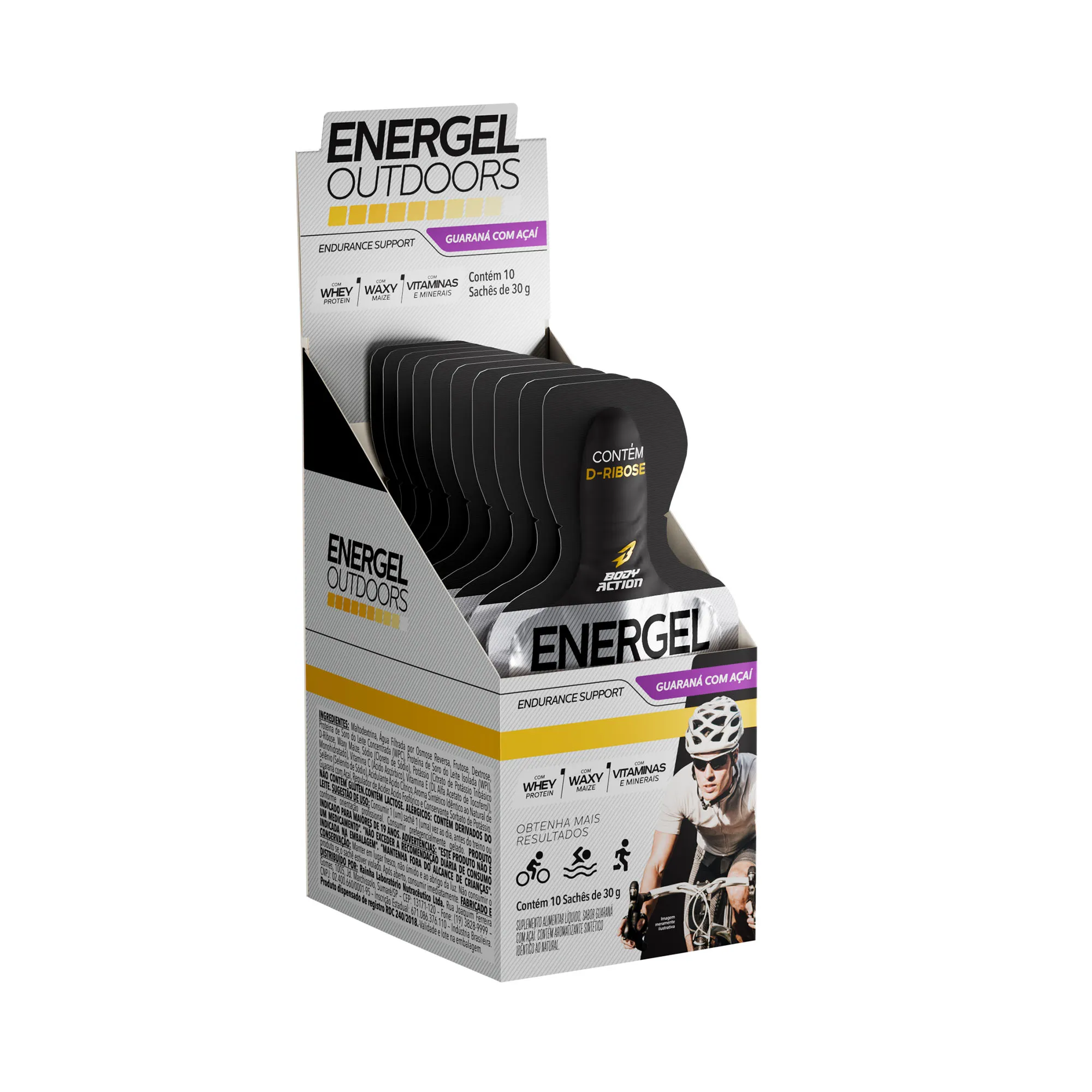 Energel Outdoors | 10 Sachês de 30g - Bodyaction 3