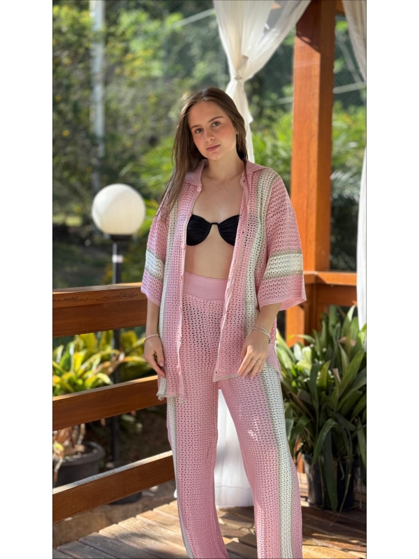 Conjunto Saída listras 1