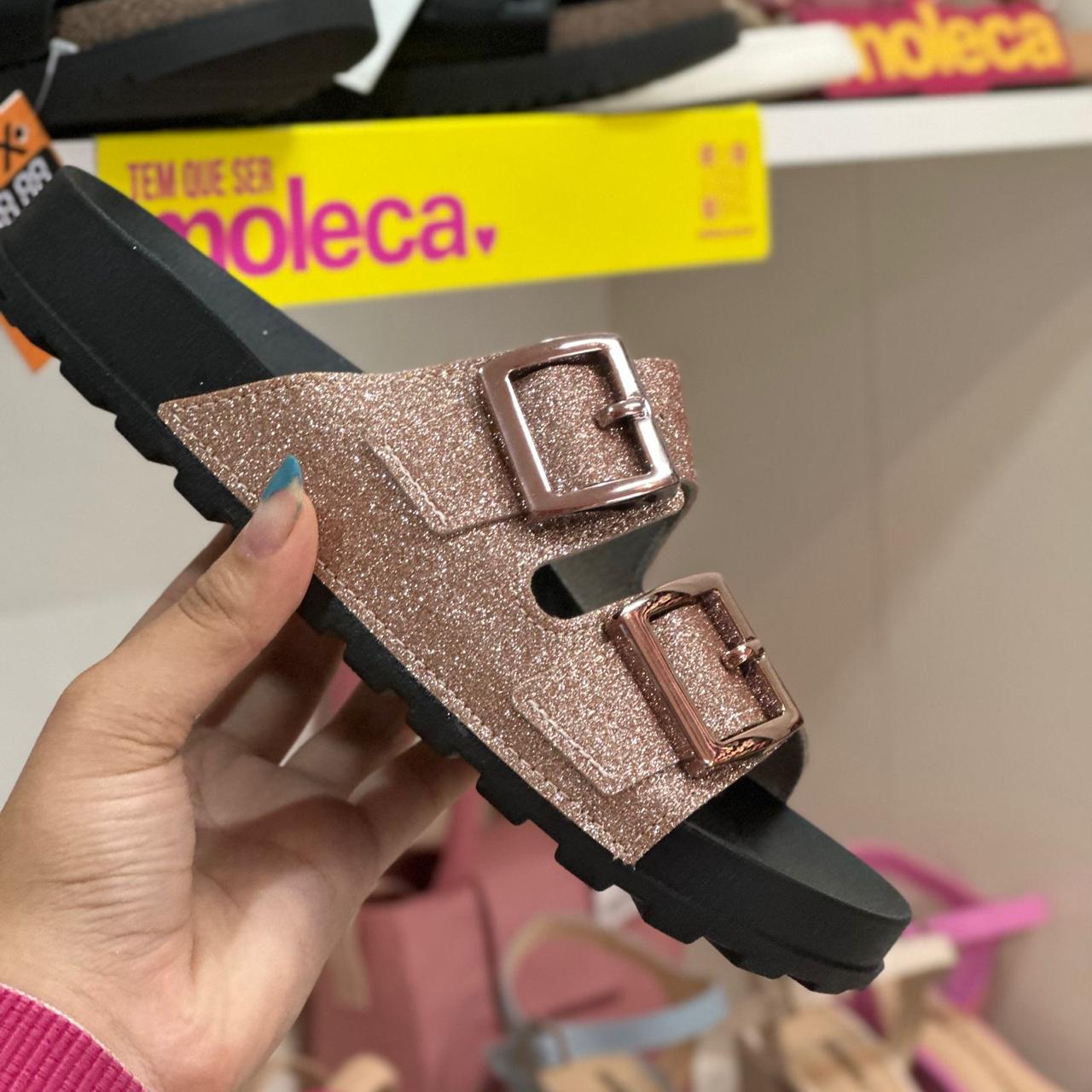 Sandália Moleca Glitter 5436.401 2