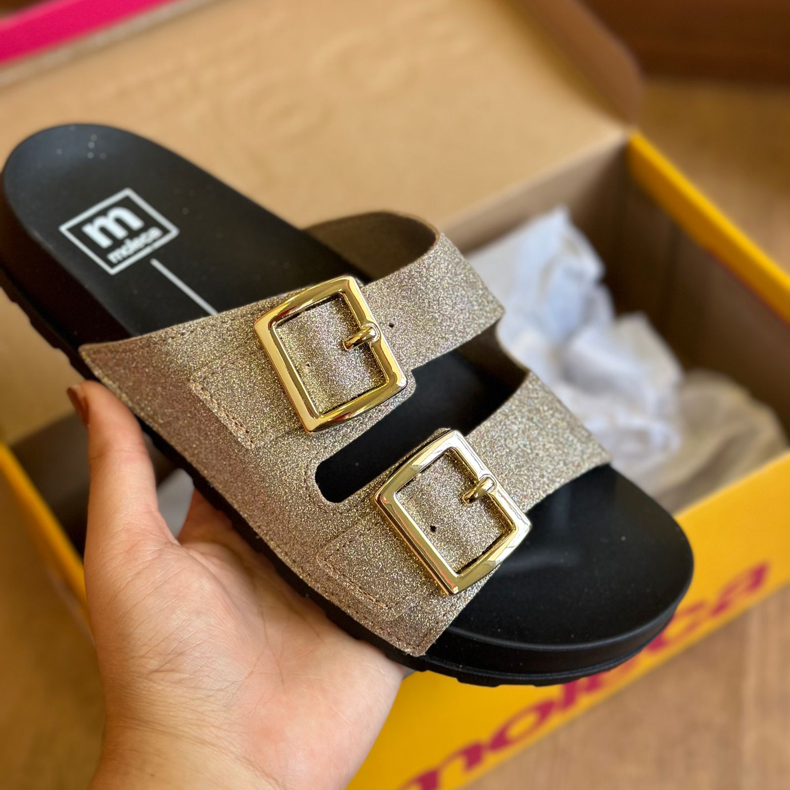 Sandália Moleca Glitter 5436.401 4