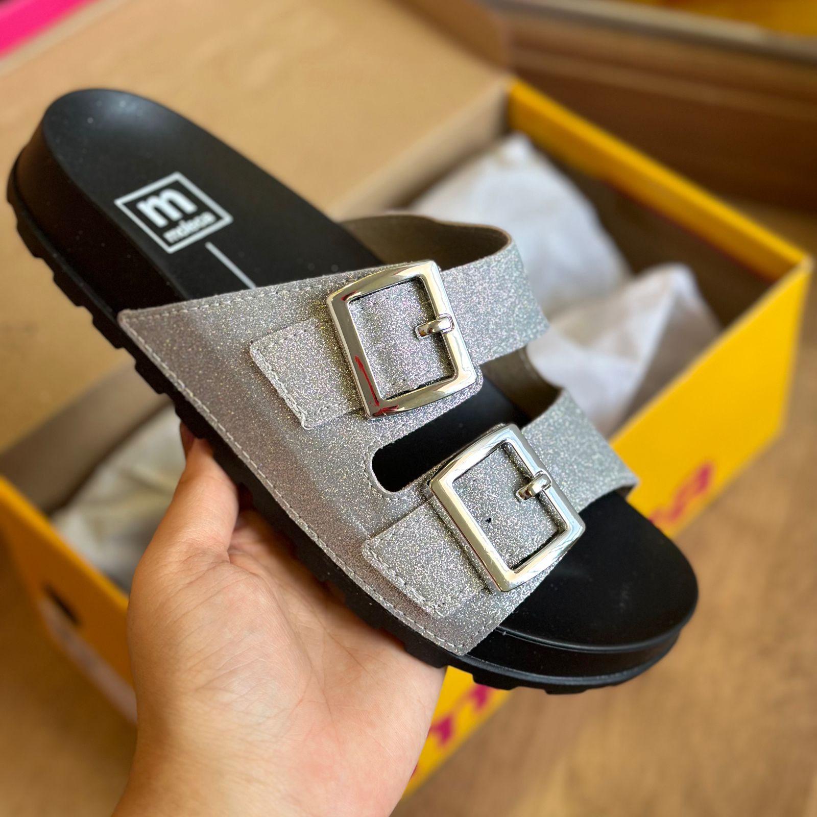 Sandália Moleca Glitter 5436.401 6