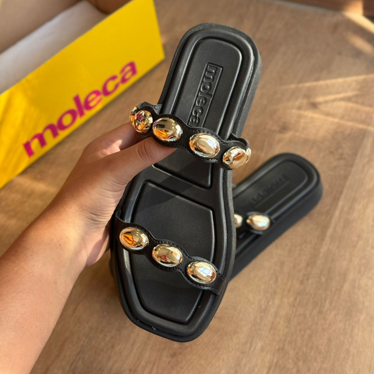 Sandália Moleca Detalhe de Pedrarias 5506.105 8