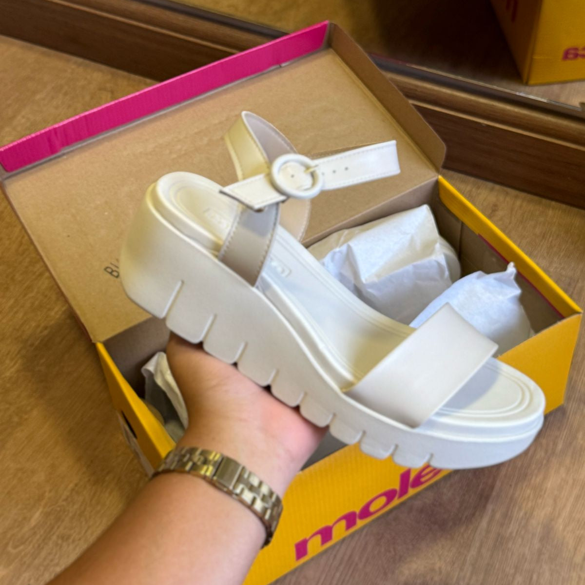 Sandália Moleca Plataforma 5536.100 1