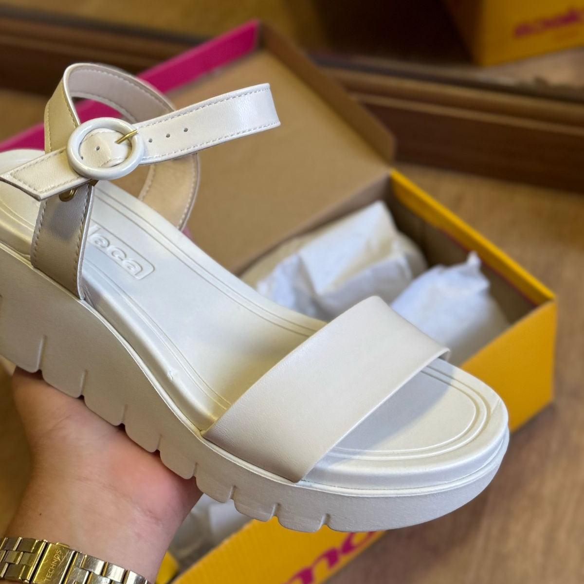 Sandália Moleca Plataforma 5536.100 2