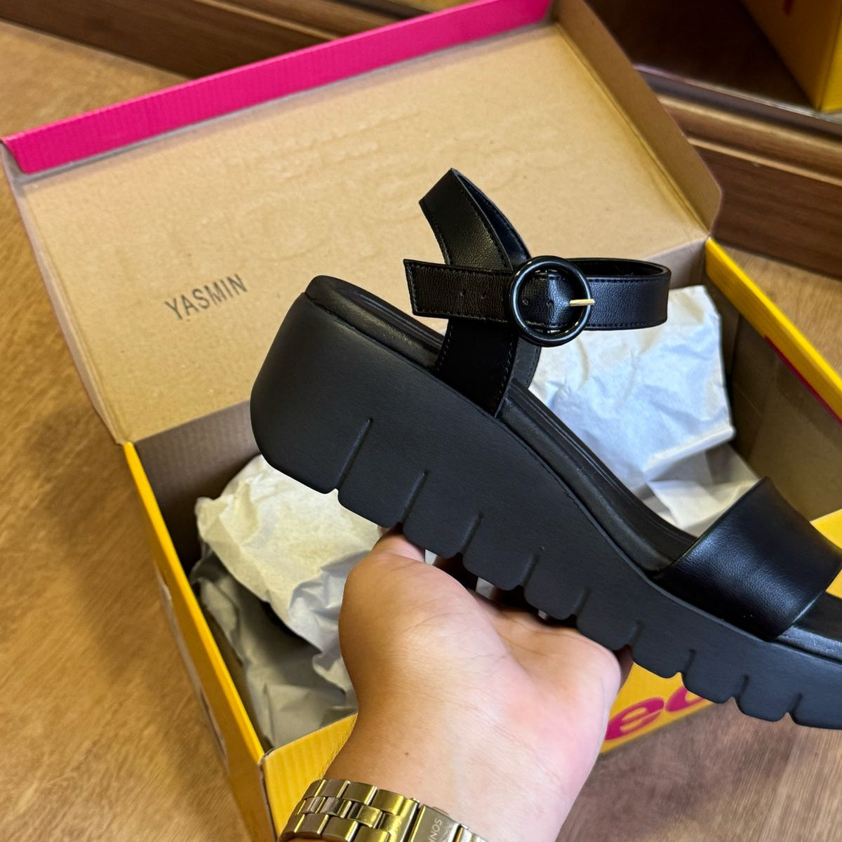 Sandália Moleca Plataforma 5536.100 4