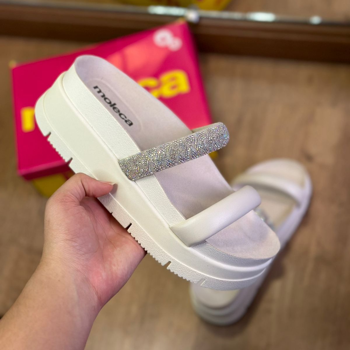 Sandália Papete Moleca Turim 5513.105 1