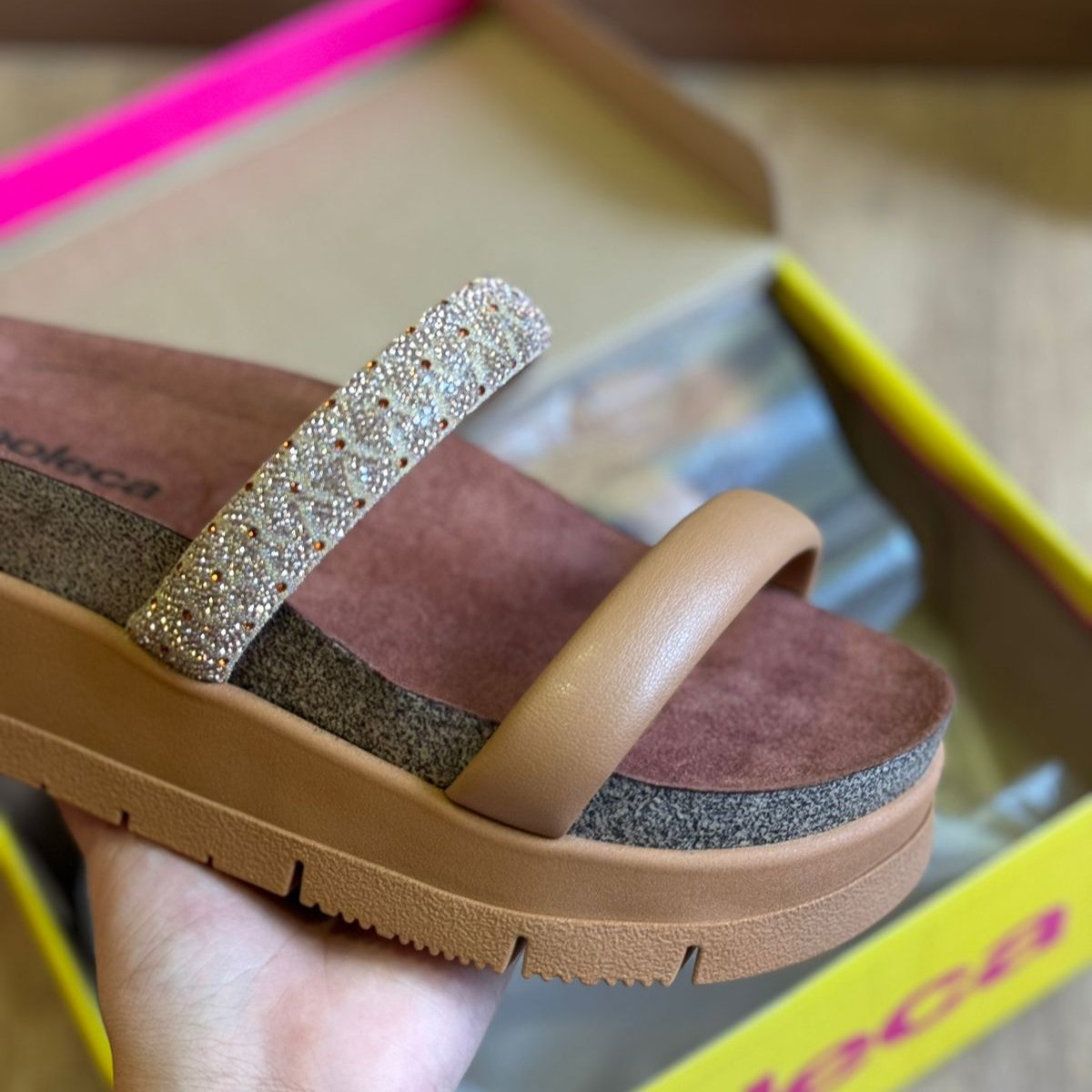 Sandália Papete Moleca Turim 5513.105 4