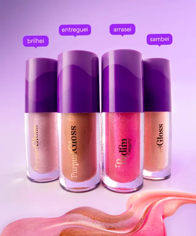PurpuriGloss - Gloss Glitter cor ARRASEI - 5g 6