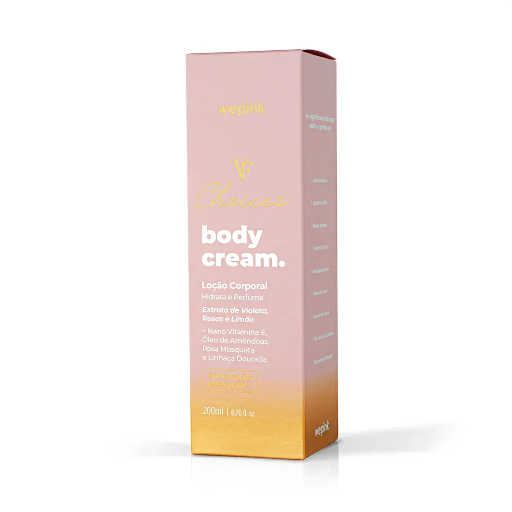 Body Cream VF Choices Desodorante Hidratante 200ml 5