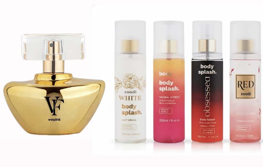 Kit 1 Perfume + 4 BodySplashes 1