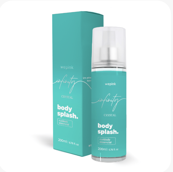 Body Splash Infinity Crystal Desodorante Colônia 200ml - Wepink 1
