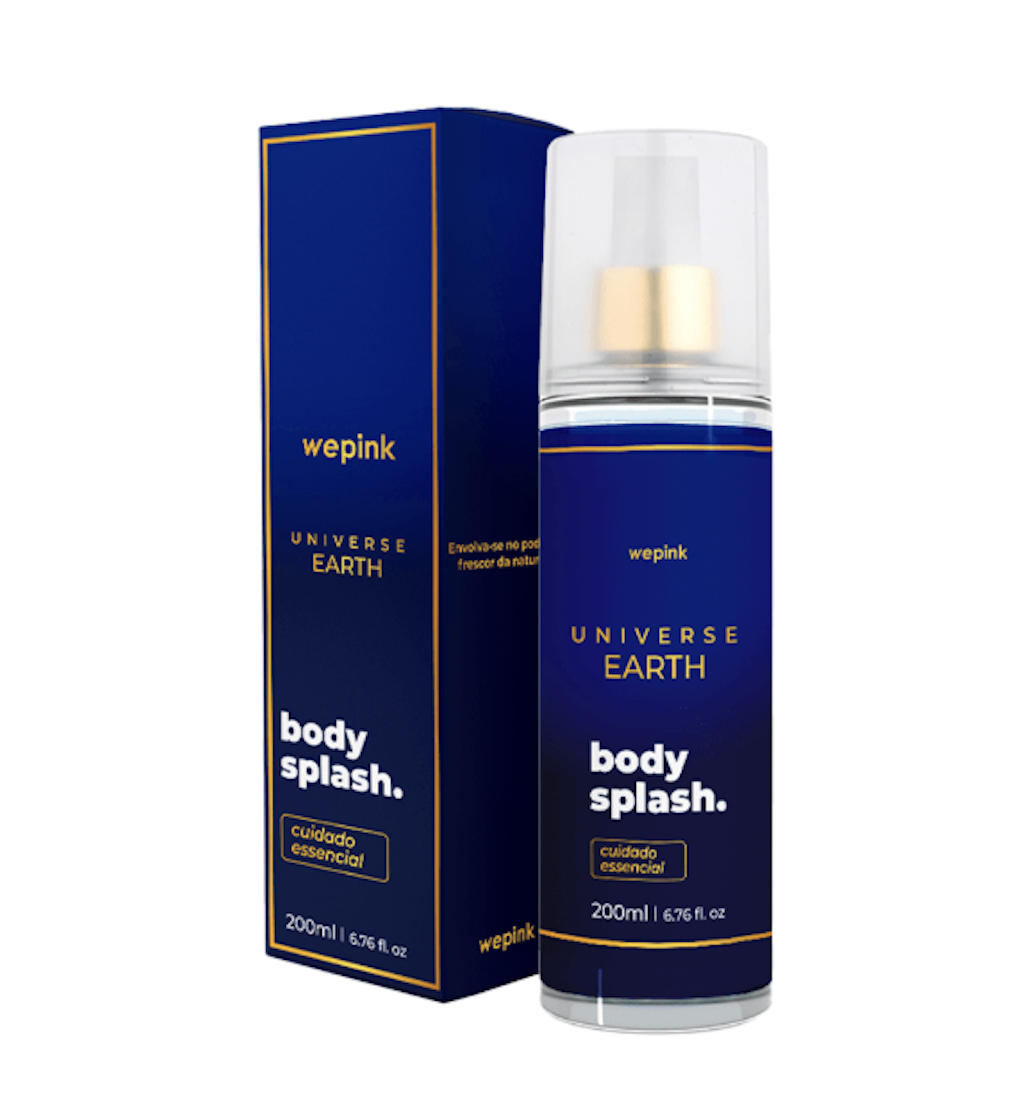 Body Splash Universe Earth Desodorante Colônia 200ml - Wepink 1