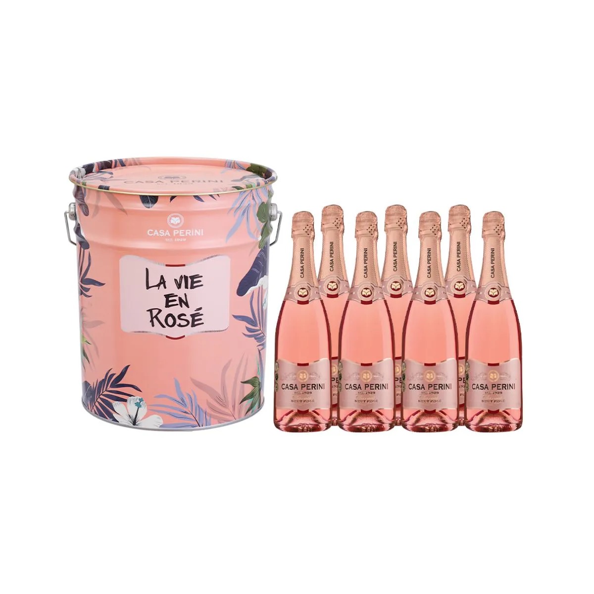BALDE ESPUMANTE CASA PERINI BRUT ROSE (7X750ml) 1