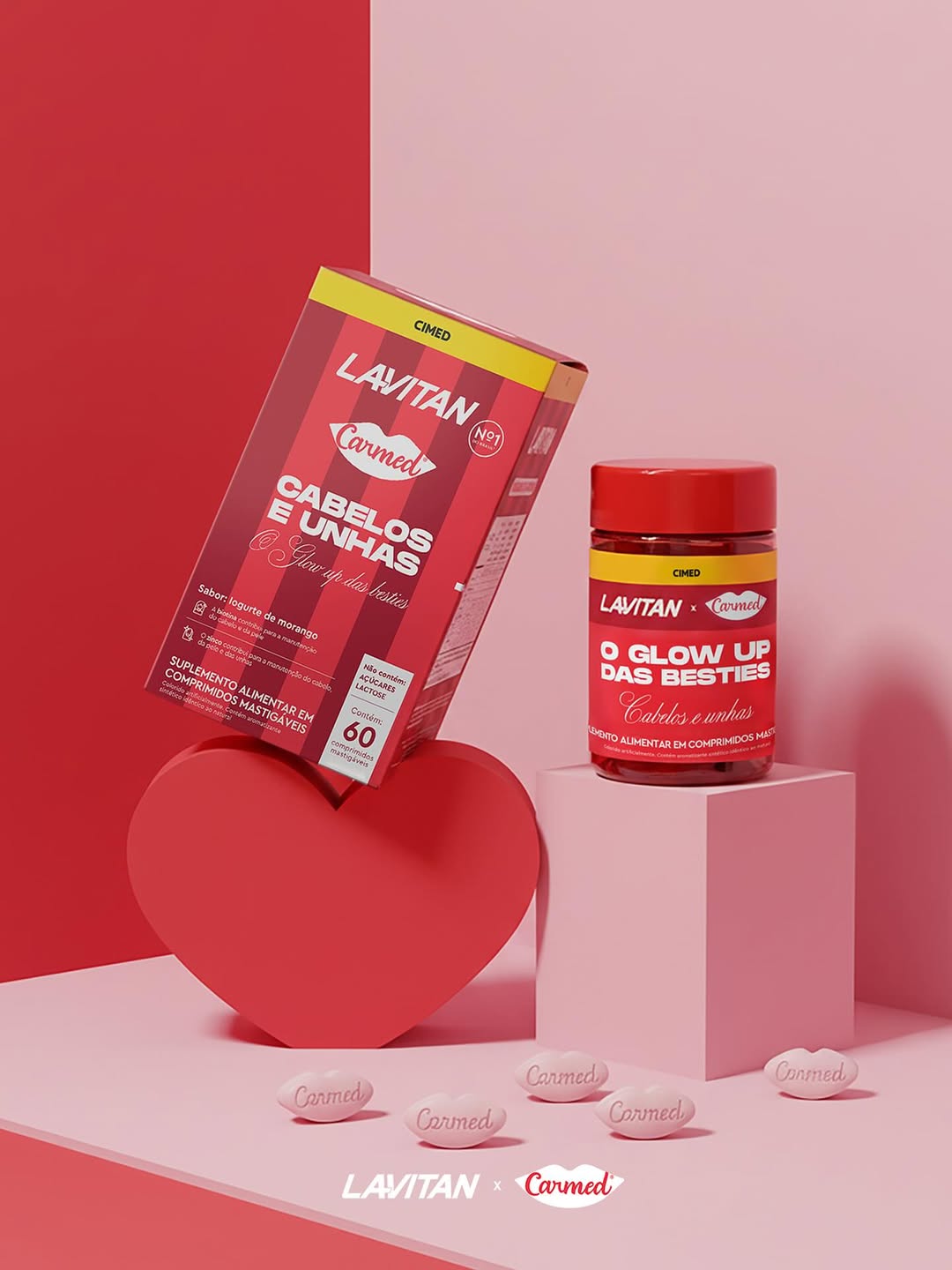 Lavitan Carmed Cabelos/unhas C/60 Cprs 2