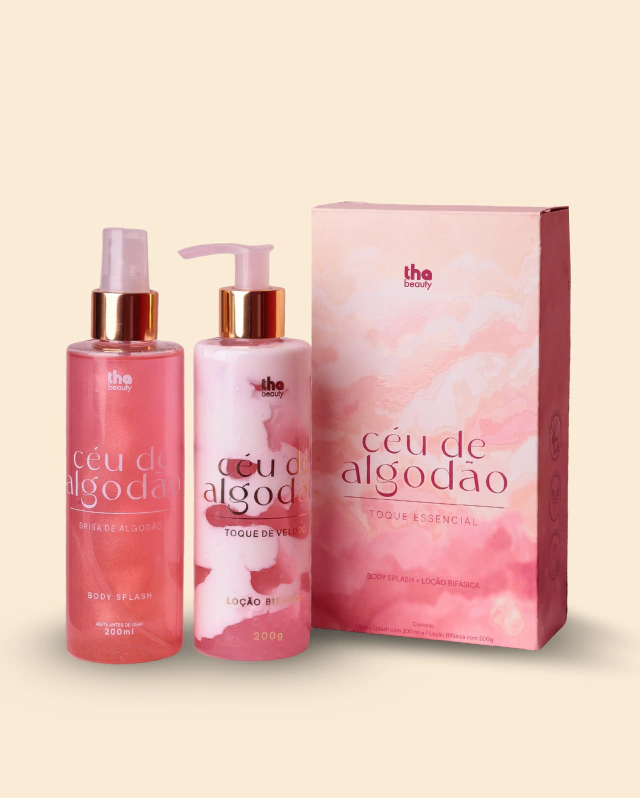 Kit Céu de Algodão: Body Splash + Loção Hidratante 145 Avaliações 1