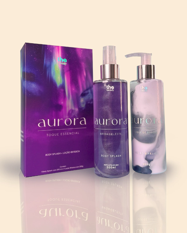 Kit Aurora: Body Splash + Loção Hidratante 1
