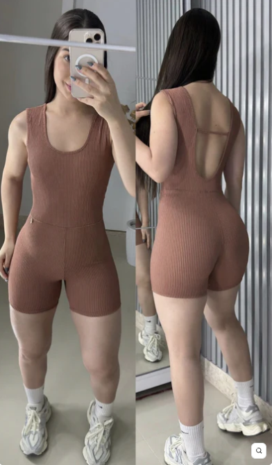 Macaquinho Confort poliamida canelado 2