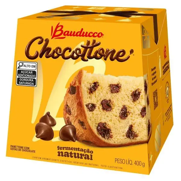 Caixa Bauducco Chocottone 400g 1