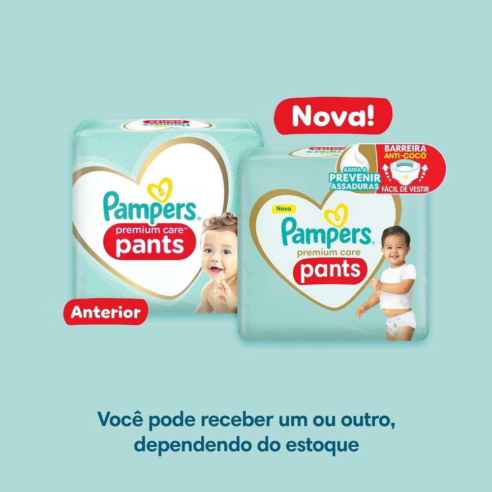 Fralda Pampers Premium Care Pants, Tamanho G, 112 Unidades, Fácil de Vestir 6