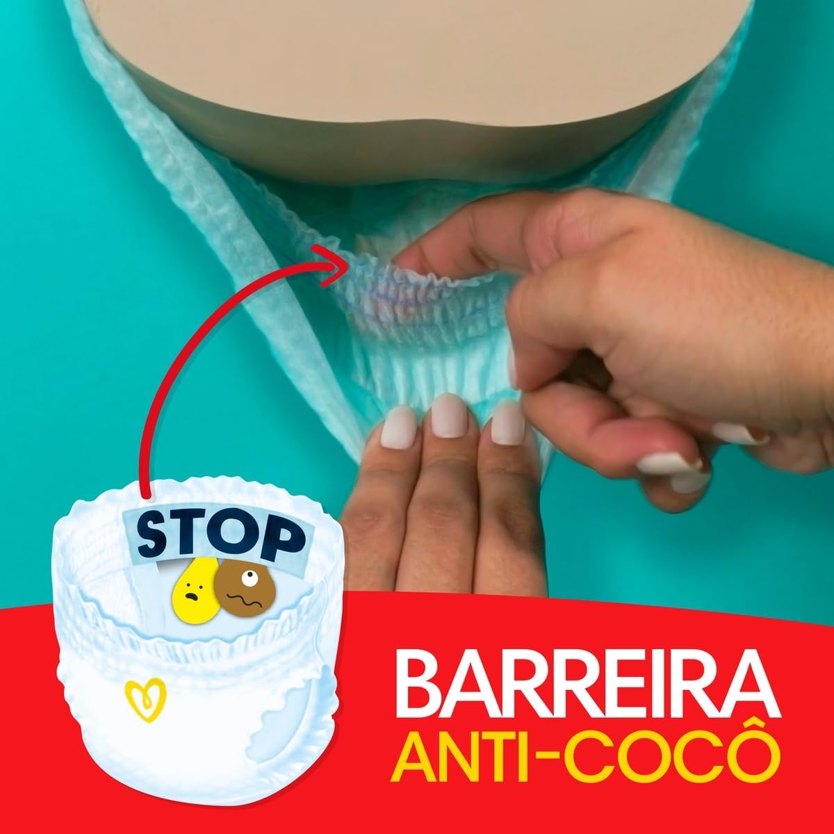 Fralda Pampers Pants Ajuste Total Tamanho M 112 Unidades 5