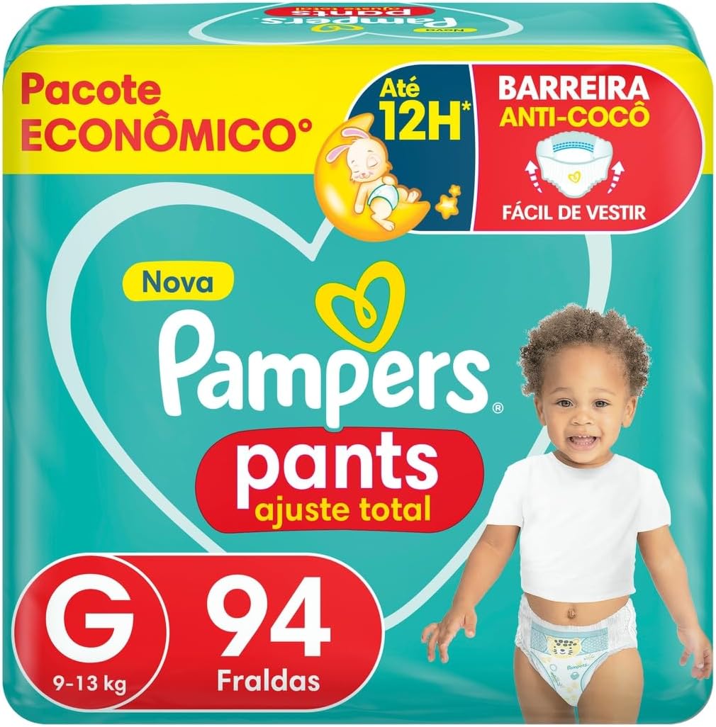Fralda Pampers Pants Ajuste Total Tamanho G 94 Unidades 1
