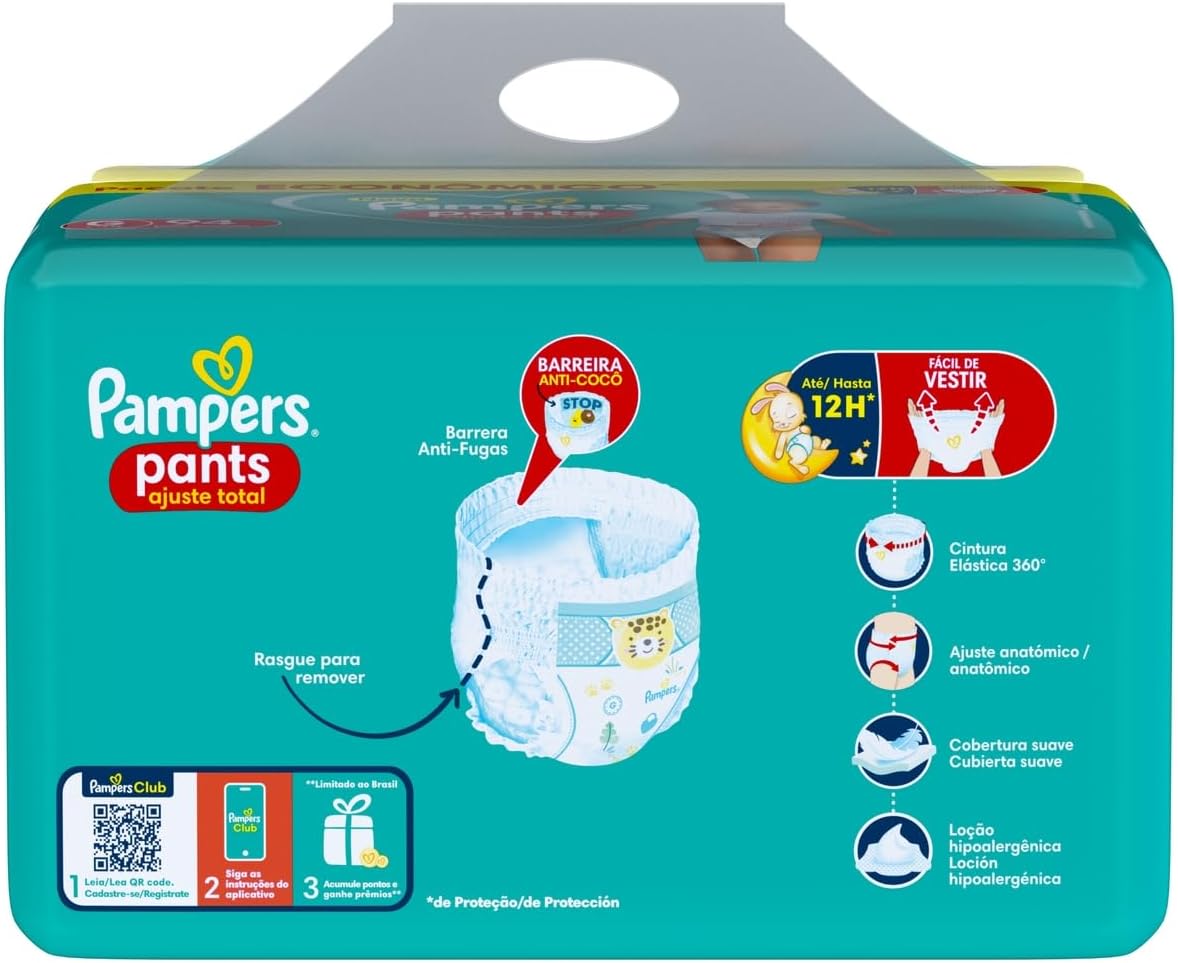 Fralda Pampers Pants Ajuste Total Tamanho G 94 Unidades 3