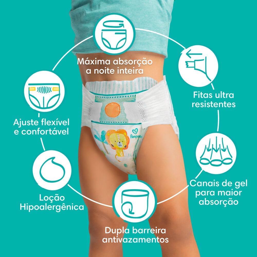 Pampers Confort Sec Fralda XXXG 44u 3