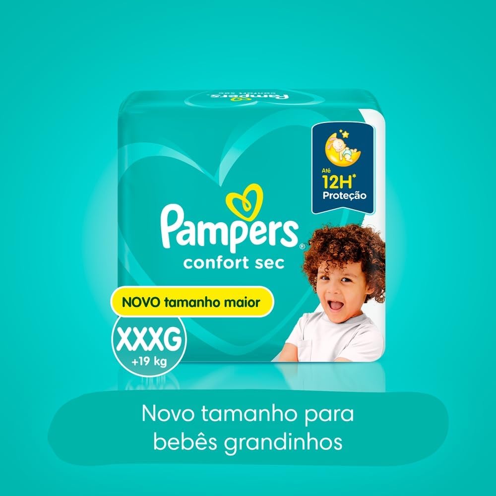 Pampers Confort Sec Fralda XXXG 44u 11
