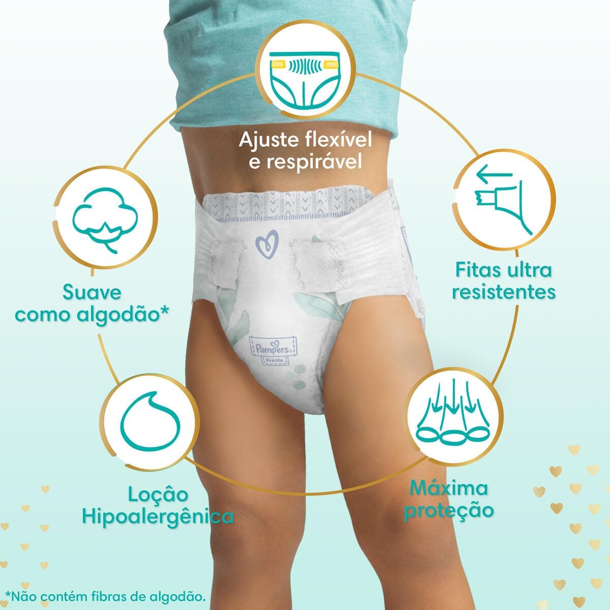 Fralda Pampers Premium Care M - 160 fraldas 2
