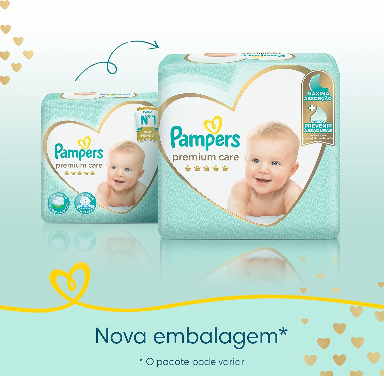 Fralda Pampers Premium Care XG - 60 fraldas 2