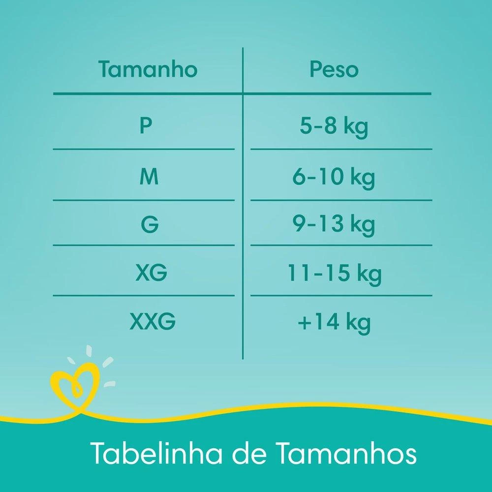 Kit Fralda Pampers Confort Sec Super Tamanho G 120 8