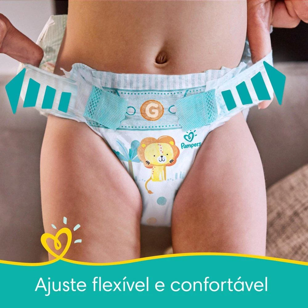 Kit Fralda Pampers Confort Sec Super Tamanho G 120 6